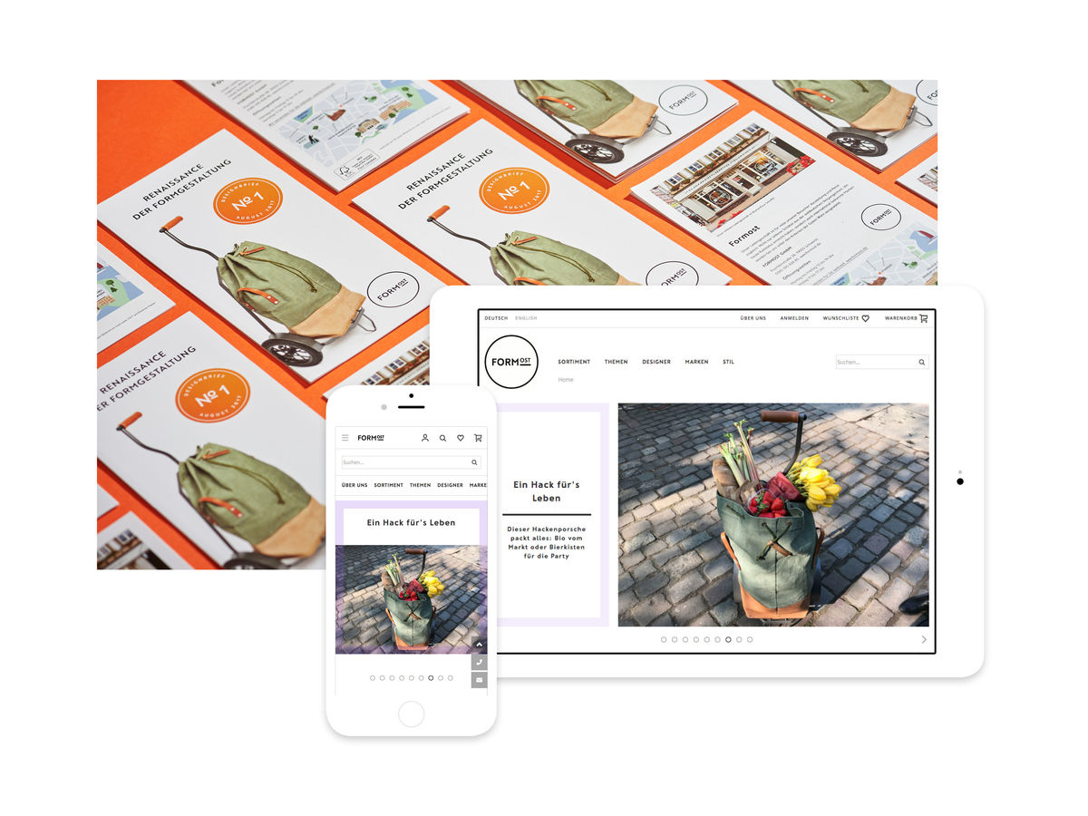 escape unterstützt die Philosophie der Nachhaltigkeit als Anteilseigner seit 2016 und realisiert für FORMOST die digitale Plattform, mit der alle Shop- und Redaktionsprozesse von der Produktpflege über News bis zum Verkauf vor Ort abgewickelt werden.