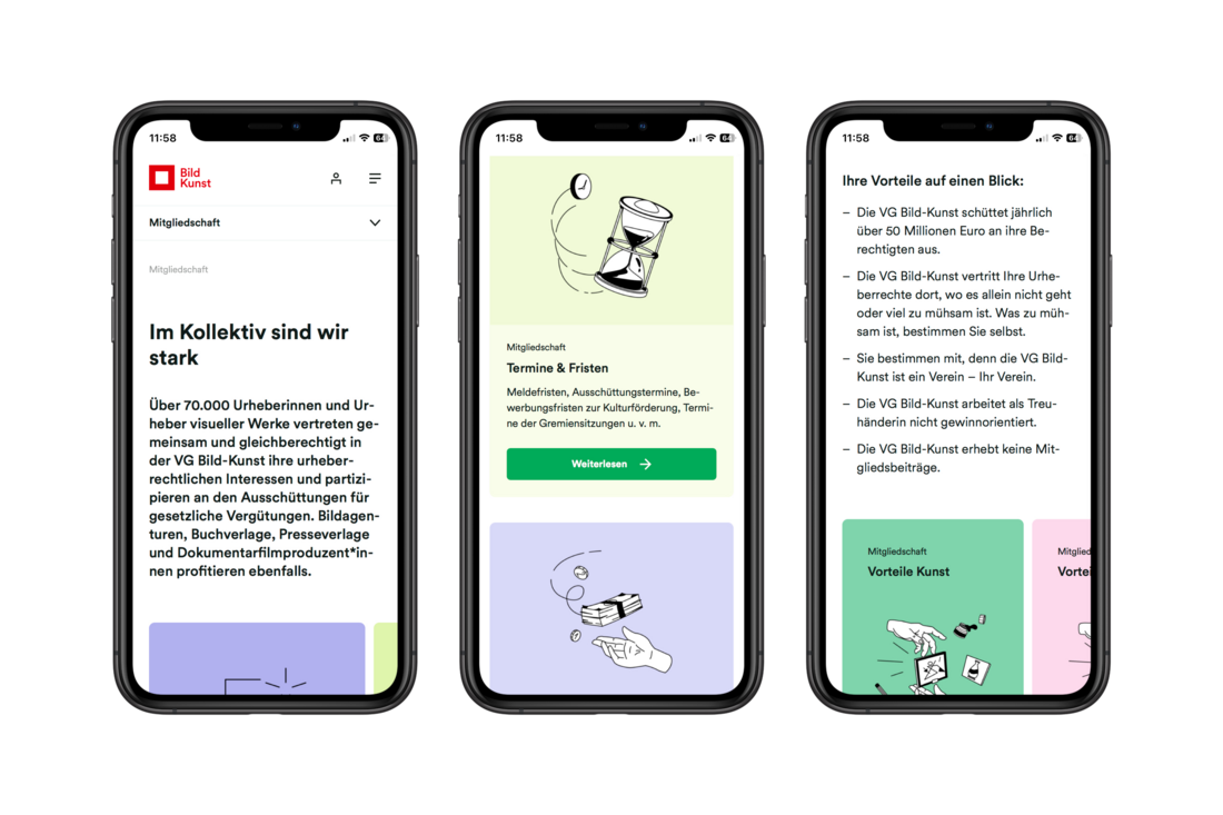 Die Verwertungsgesellschaft Bild-Kunst auf neuem System, in neuem Gewand