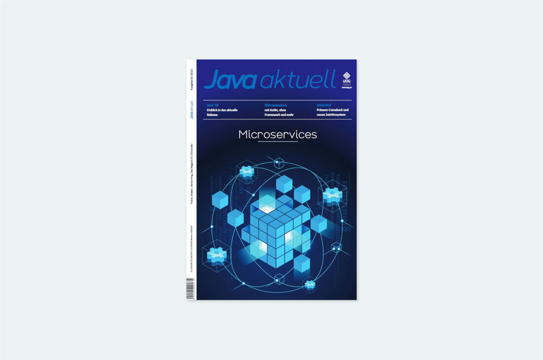 Java aktuell 4/2022 – Microservices und DOAG Ticketing-System Digitale Zutrittskontrolle & Ticketing-Lösung präsentiert in der Fachpresse
